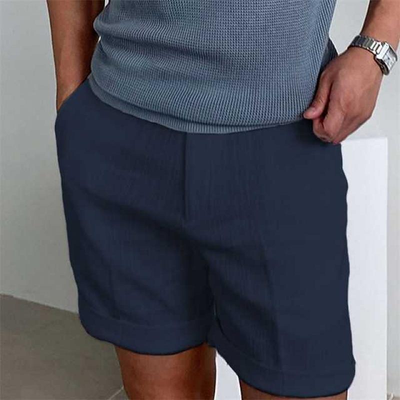 Herren Vintage Leinen Badeshorts