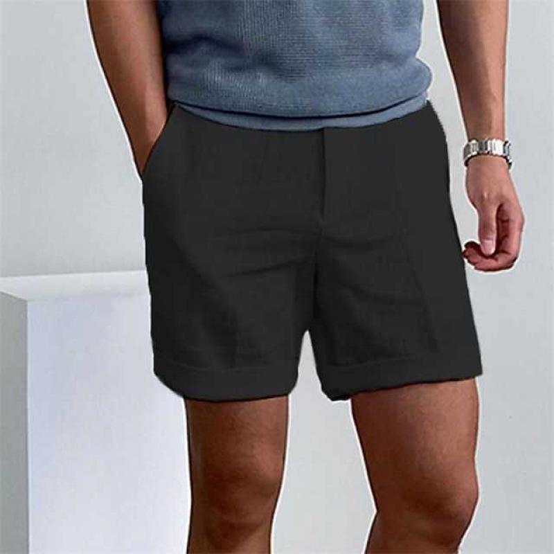Herren Vintage Leinen Badeshorts