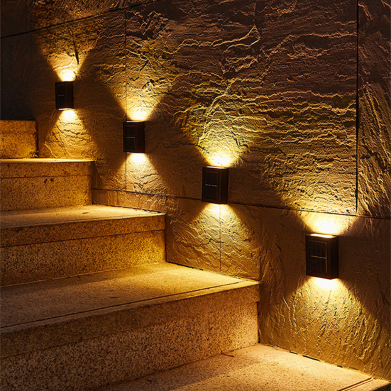LED Wandlampe mit Solarenergie – Automatische Funktion