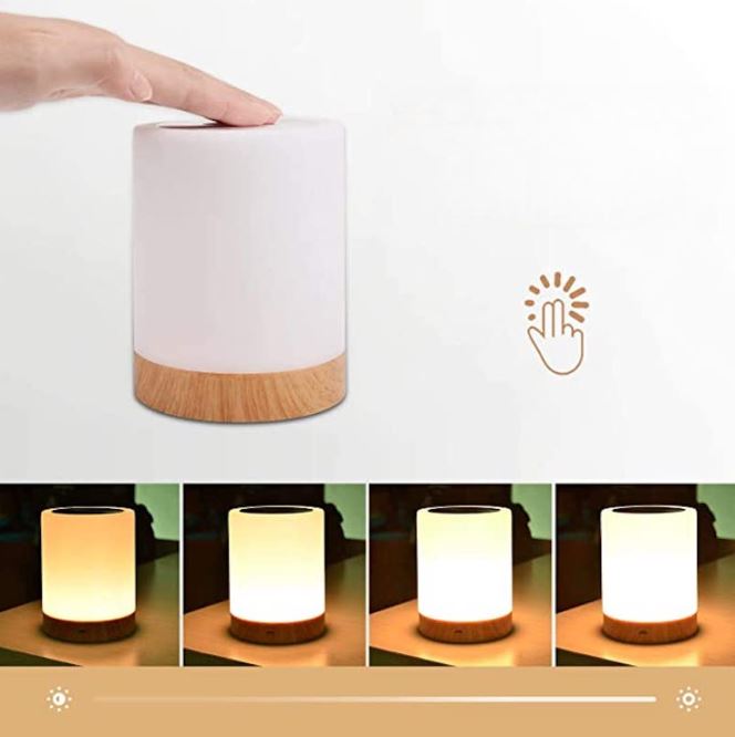 SoftGlow - LED-Bettleuchte mit kabelloser Berührung