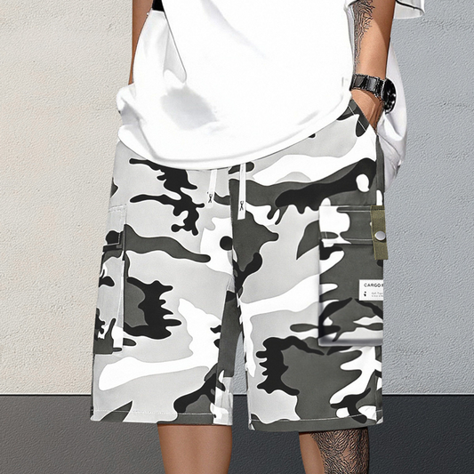 Camouflage-Cargo-Shorts für Herren – leicht, strapazierfähig & bequem