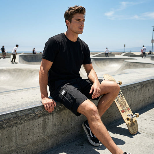 ⏰ 50 % RABATT – Nur für kurze Zeit ✨Herren Cargo Shorts in Große Größen 👖 Locker, Bequem & Mit Praktischen Taschen