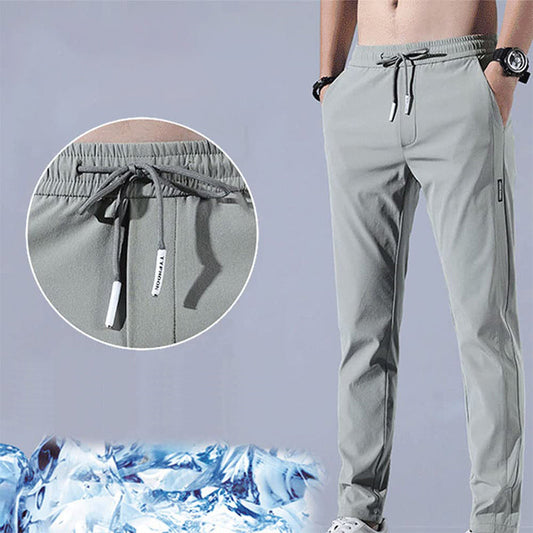 🏃♂️ ZEITLICH BEGRENZT 50% RABATT! ✨ Herren Eisseide Jogginghose – Schnelltrocknend, Lockere Passform, Leicht ❄️