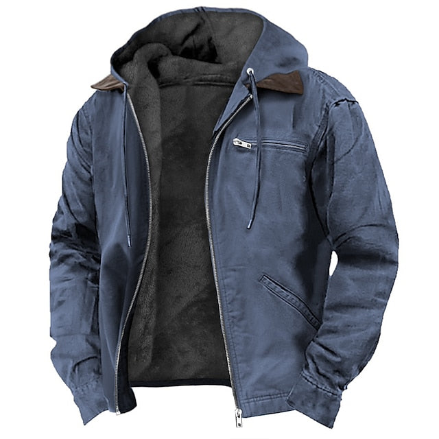 Herren Outdoorjacke Winter wasserdicht mit Kapuze