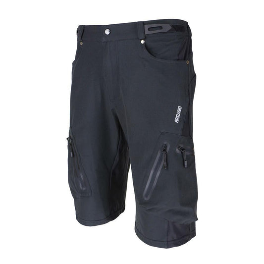 Herren Outdoor Radhose mit atmungsaktivem Material und Reißverschlusstaschen