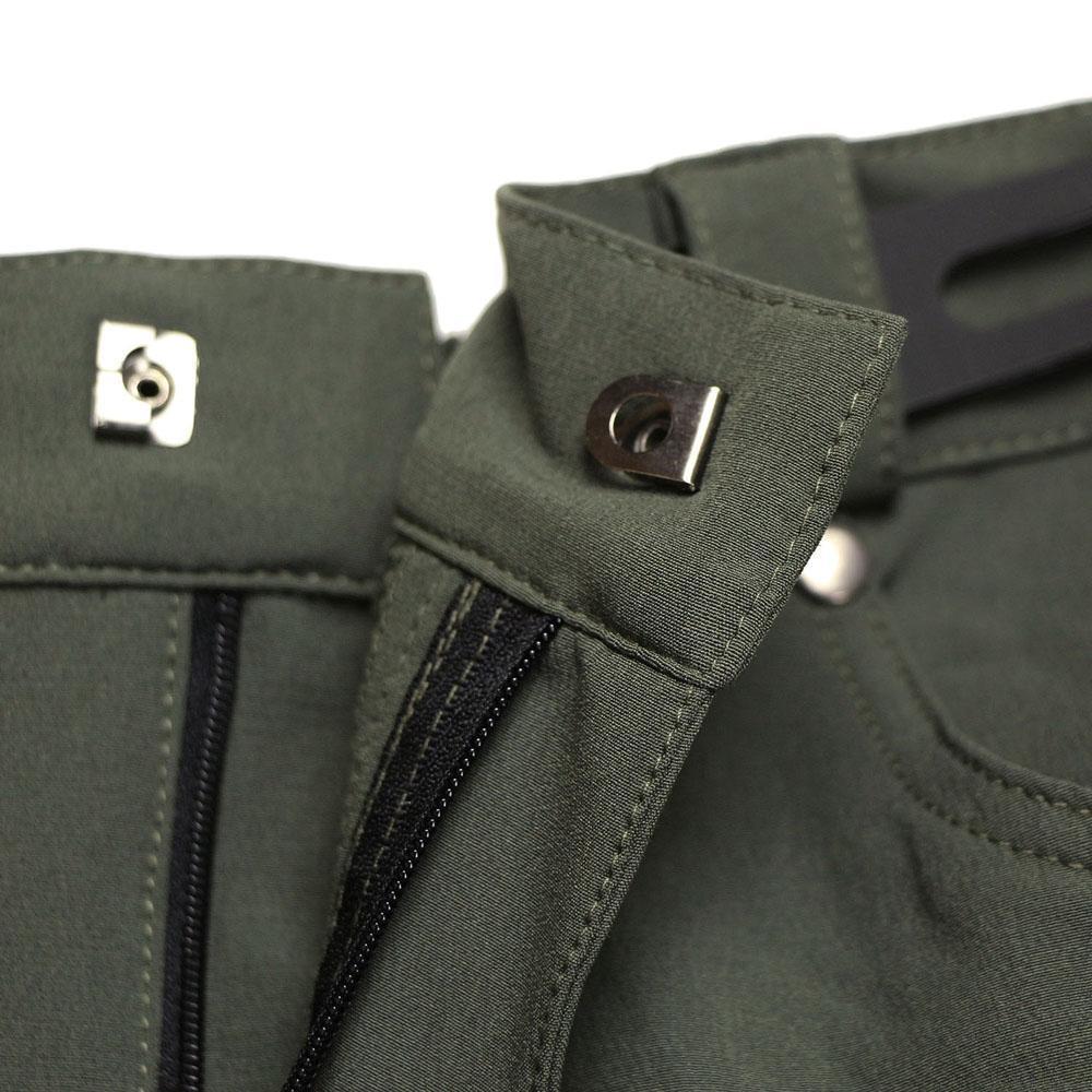 Herren Outdoor Radhose mit atmungsaktivem Material und Reißverschlusstaschen