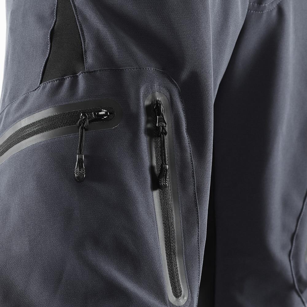 Herren Outdoor Radhose mit atmungsaktivem Material und Reißverschlusstaschen