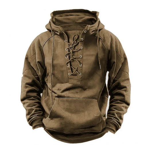 Herren Outdoor Utility-Jacke mit Kapuze und Multi-Taschen