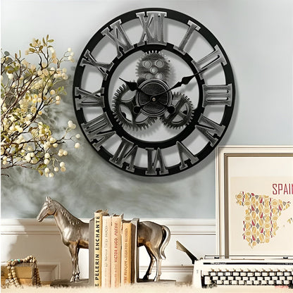 GearSphere Wanduhr im Zahnraddesign