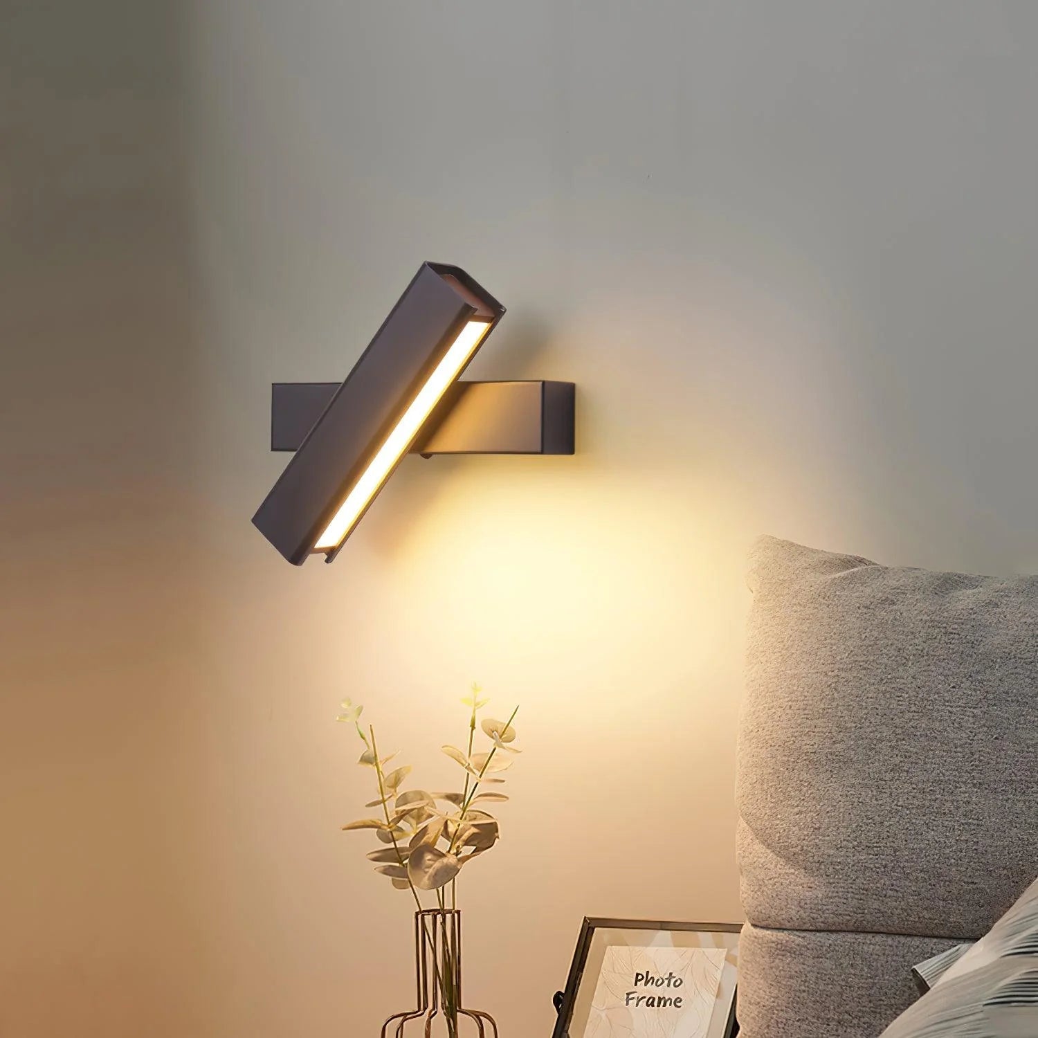 Moderne rotierende LED -Wandlampe