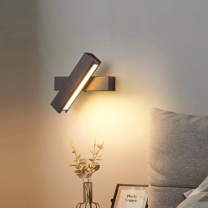Moderne rotierende LED -Wandlampe