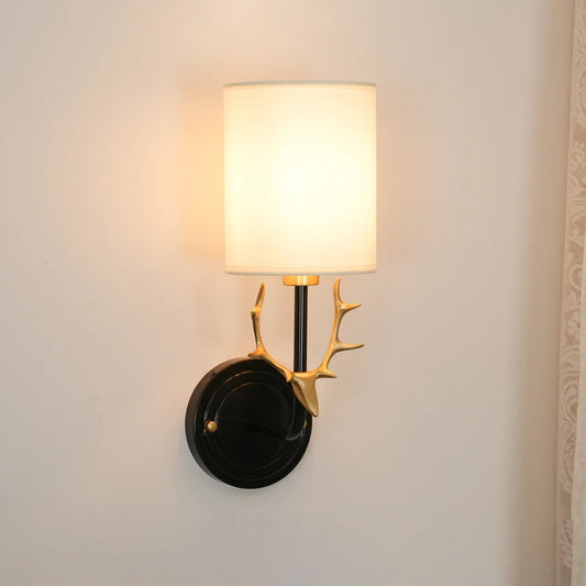 Geweihwandlampe