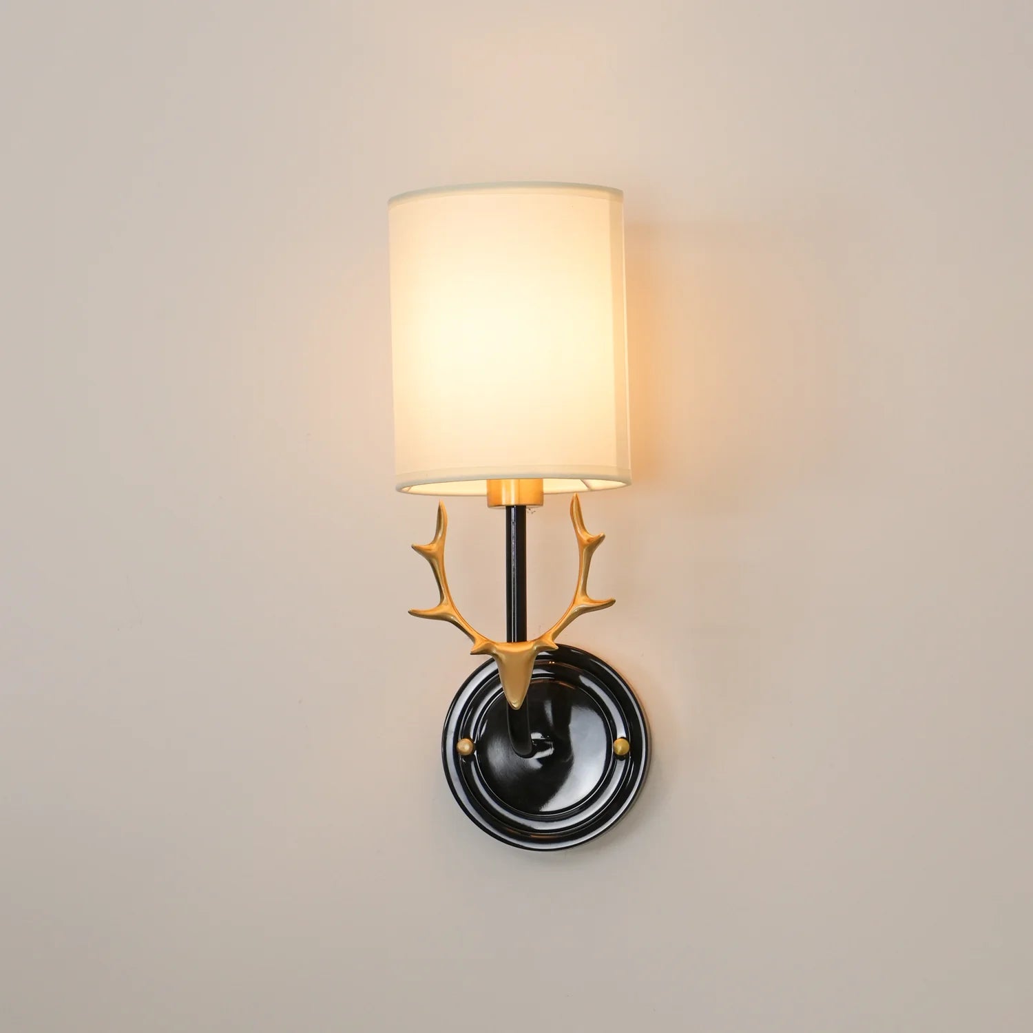 Geweihwandlampe