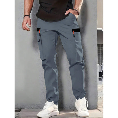 Stretch-Arbeitshose für Herren aus Frottee – lässiger Retro-Schnitt | Ganzjährig tragbar