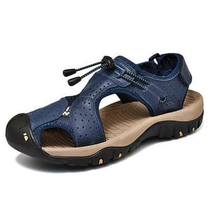 Outdoor Herren-Sandalen mit Zehenschutz und rutschfester Sohle