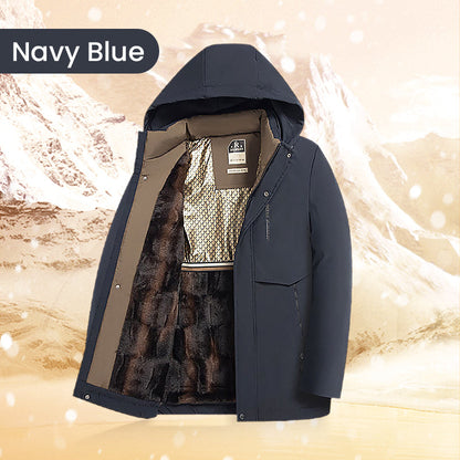 🔥Black-Friday-Mega-Angebot – 50 % Rabatt!🔥Isolierter Parka mit Kapuze für Herren