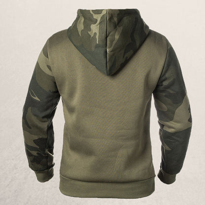 Lässiger Herren-Hoodie mit Kapuze und Kängurutasche