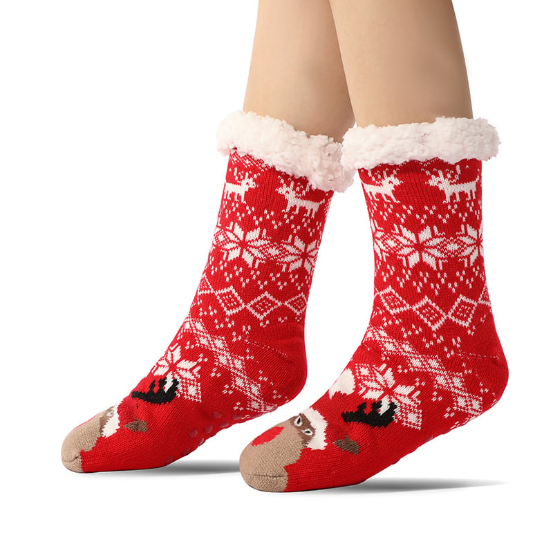 Süße Tier-Ultra-Dicke Hausschuh-Socken