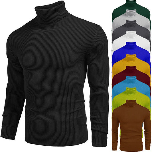 🔥Black-Friday-Mega-Angebot – 50 % Rabatt!🔥Rollkragen-Strickpullover für Herren im Winter