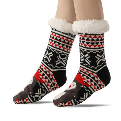 Süße Tier-Ultra-Dicke Hausschuh-Socken