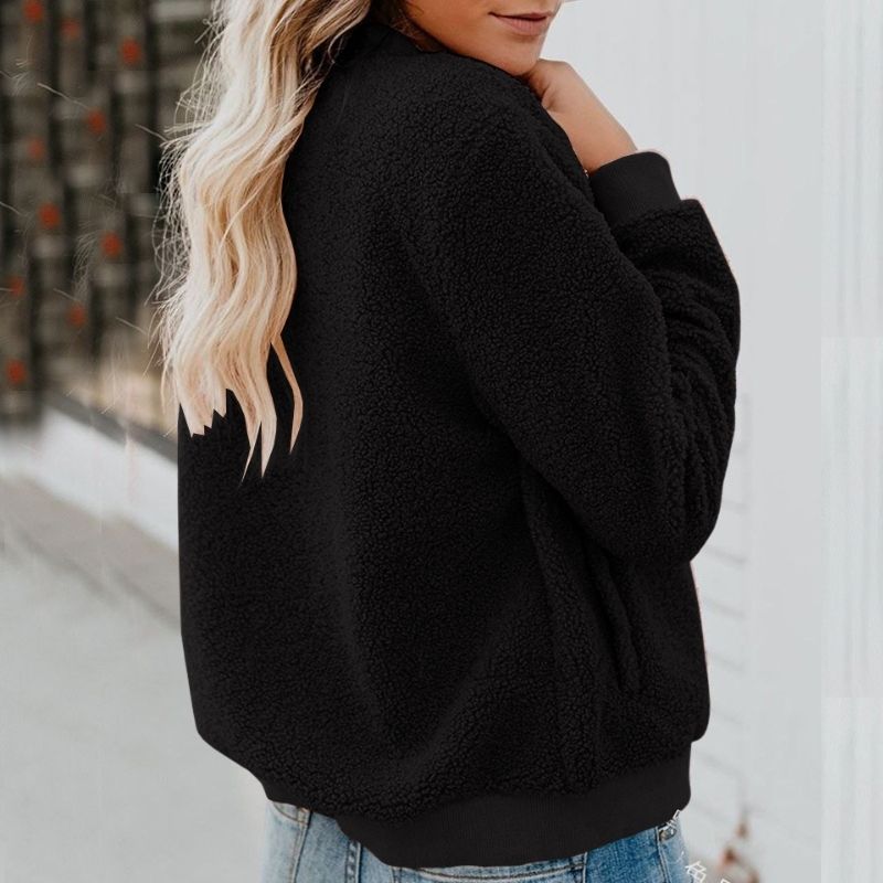 Damen Fleecejacke mit Reißverschluss für Alltag und Freizeit