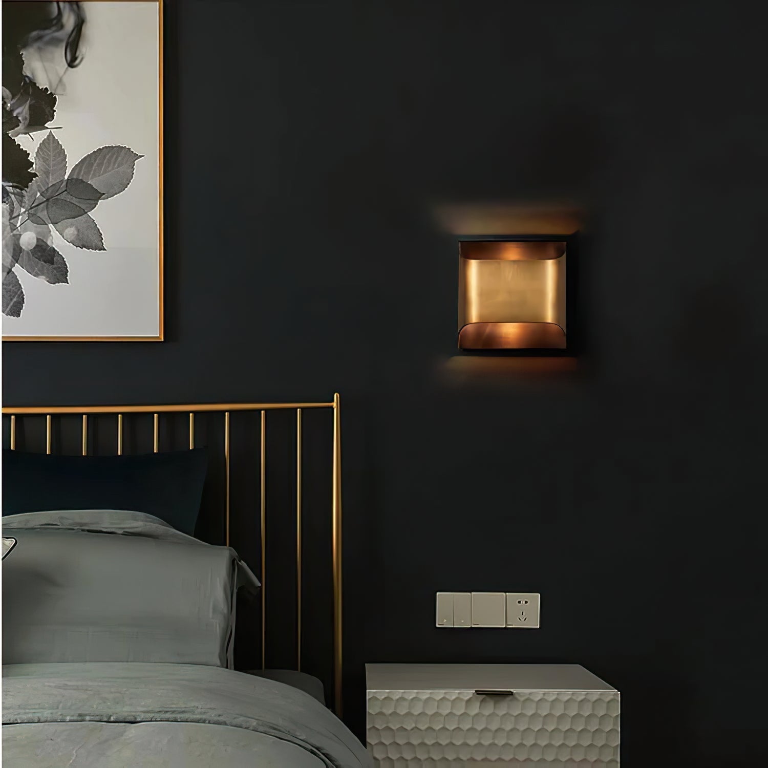 Leclerc Form Messinglampe