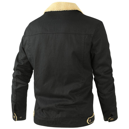 Herren Jacke mit Teddyfutter