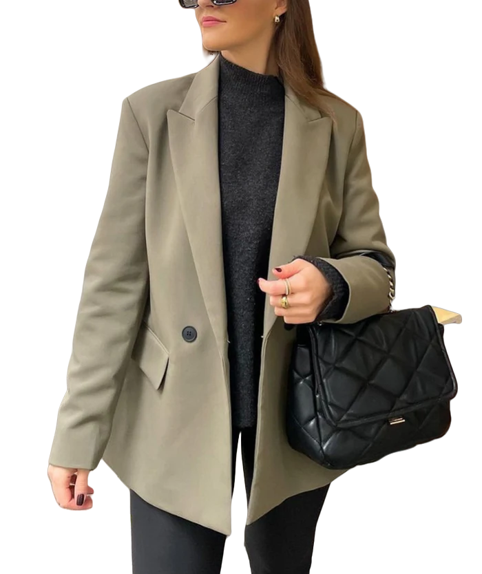 Eleganter Damen Blazer Büro Freizeitmode vielseitig kombinierbar
