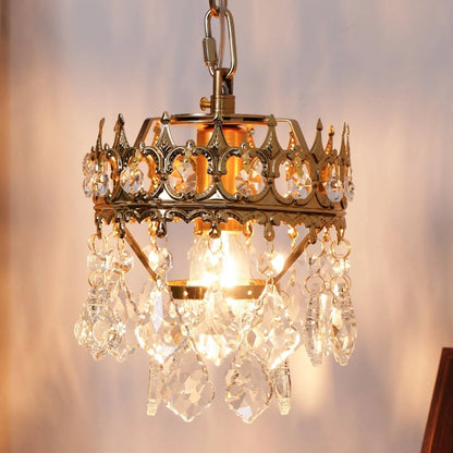 Klassische Kristall Wandleuchte mit warmem LED-Licht