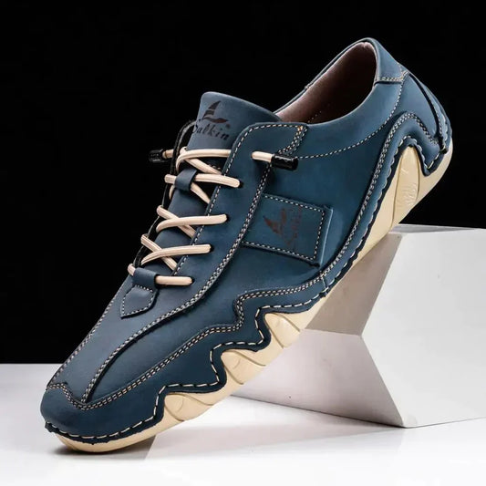 Komfortable Herren Lederschuhe mit rutschfester Sohl