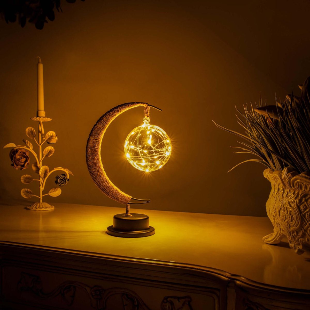 Design LED Mondlampe