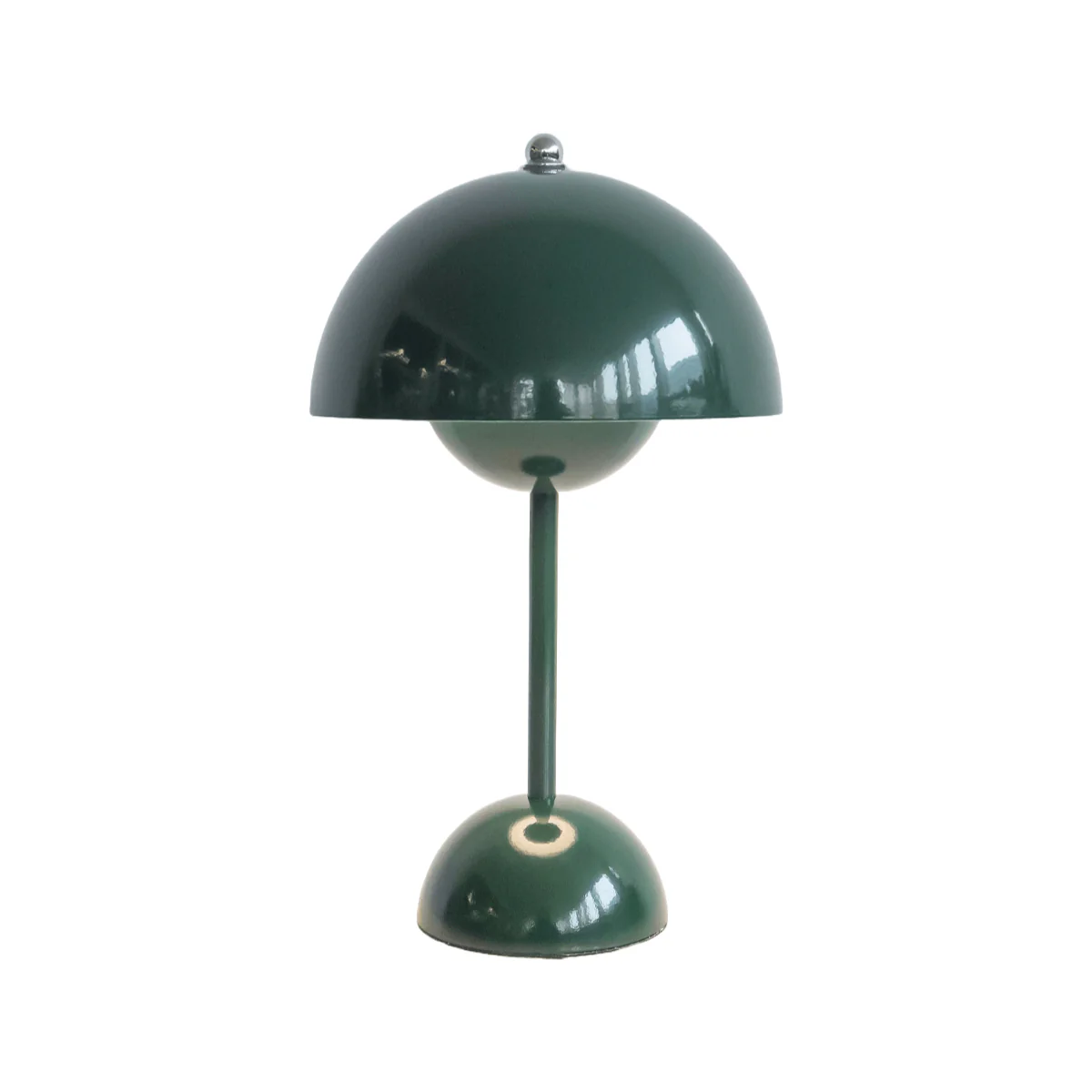 Kabellose LED-Tischlampe aus Metall im modernen Design