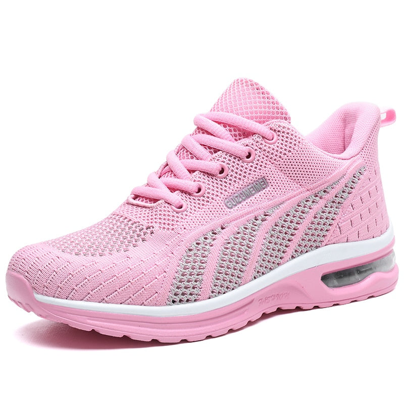 Bequeme Damen-Sneaker mit orthopädischer Sohle und Dämpfung