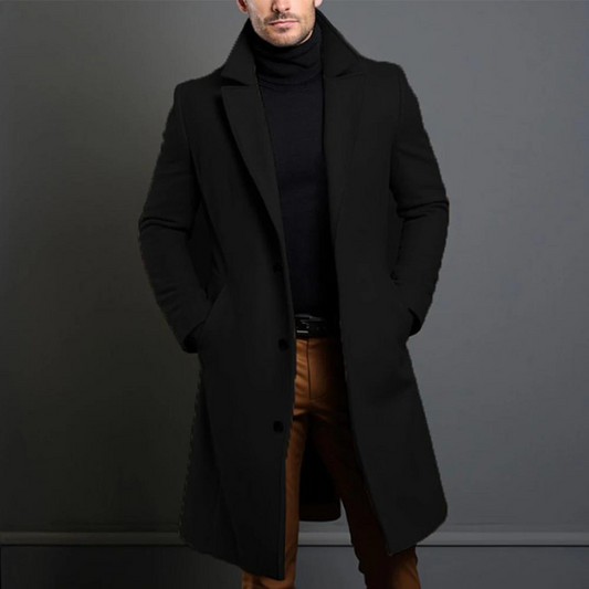 Herren Wollmantel elegant warm modern