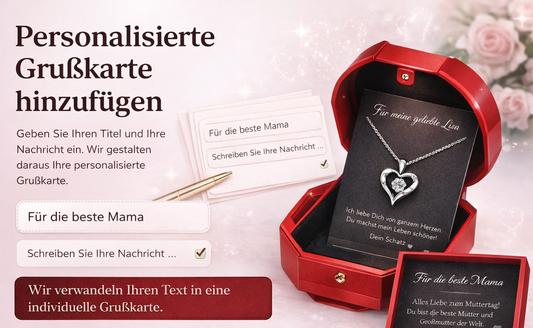 Möchten Sie Ihre Grußkarte personalisieren?