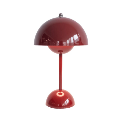 Kabellose LED-Tischlampe aus Metall im modernen Design