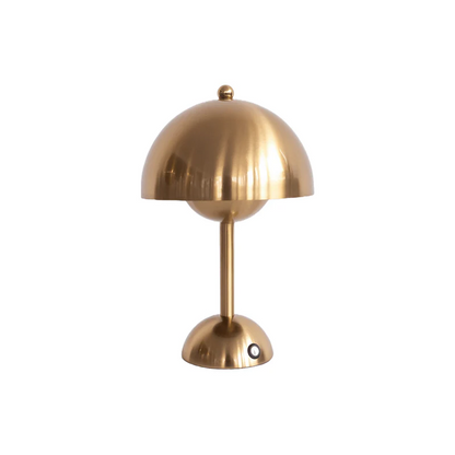 Kabellose LED-Tischlampe aus Metall im modernen Design