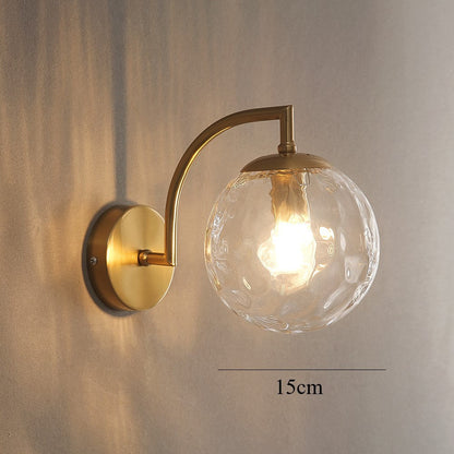 Farbige Wassermelonglaswandlampe