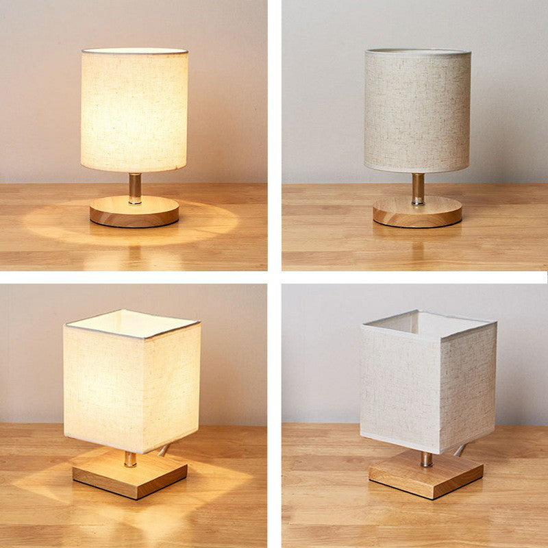 LinnenHout - Minimalistische Tischlampe