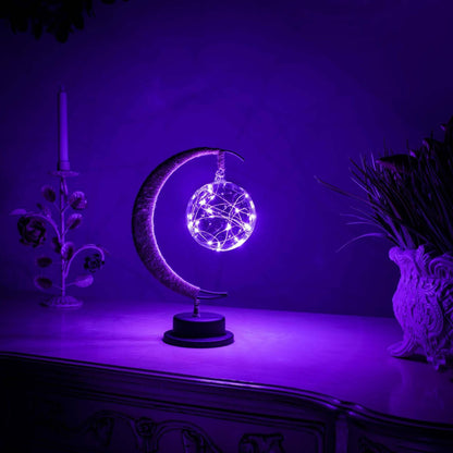 Design LED Mondlampe