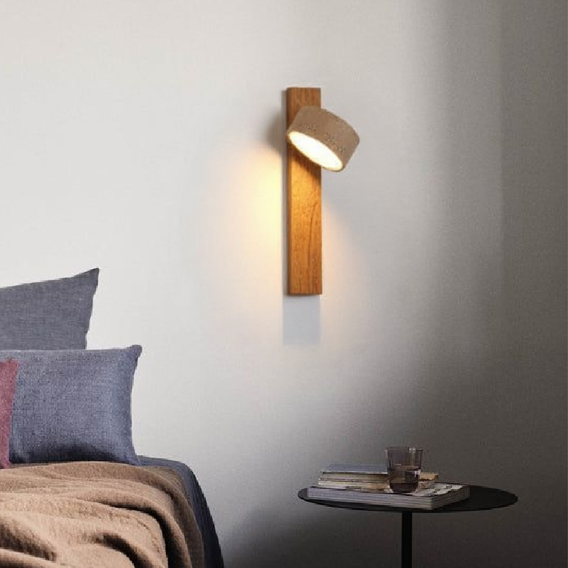 Off-White Travertin-Wandlampe