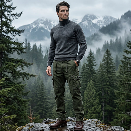 👖 50% RABATT! ⚡ Taktische Cargo-Hose für Männer – Gerader Schnitt, Atmungsaktive Premium-Baumwolle & Praktische Taschen Für Arbeit, Reise & Alltag 🎒