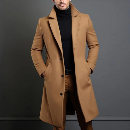 Herren Wollmantel elegant warm modern