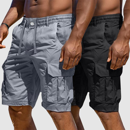 Leichte Herren-Cargoshorts mit Baumwollanteil für Abenteuer im Sommer