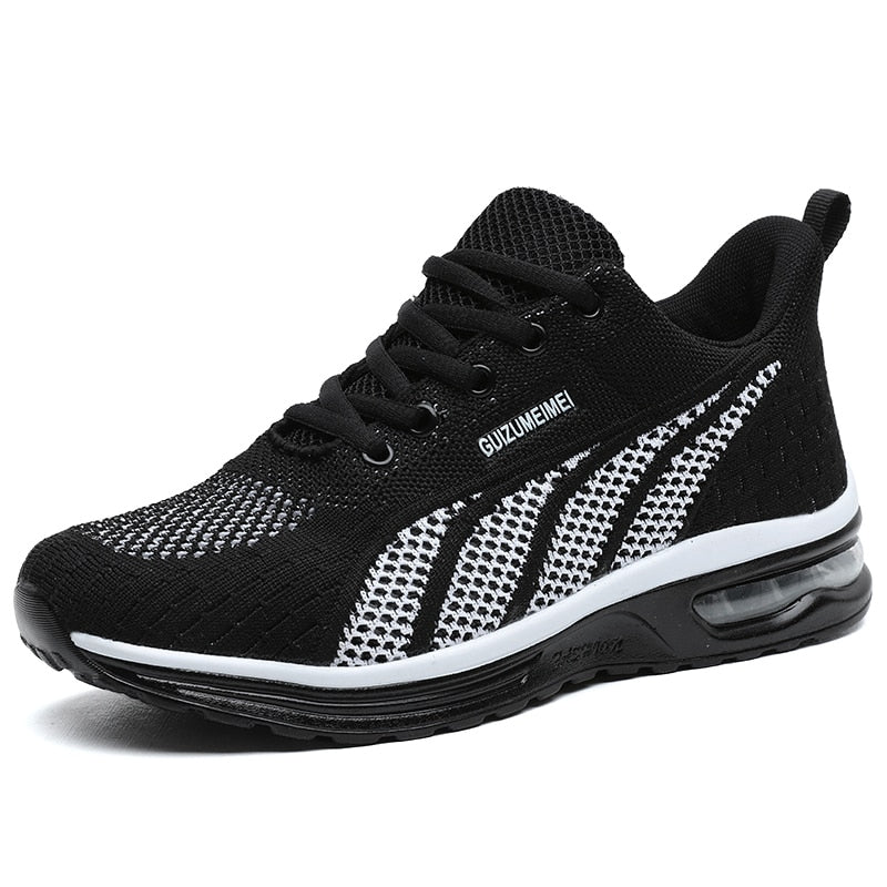 Bequeme Damen-Sneaker mit orthopädischer Sohle und Dämpfung