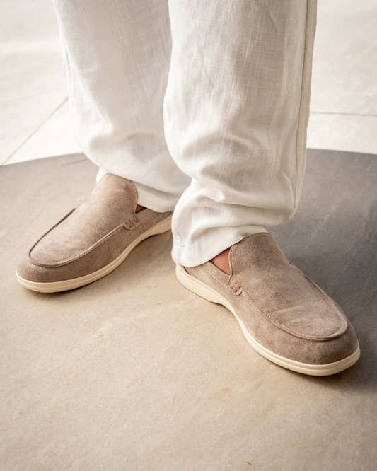 Herren Sommer Loafer aus Wildleder