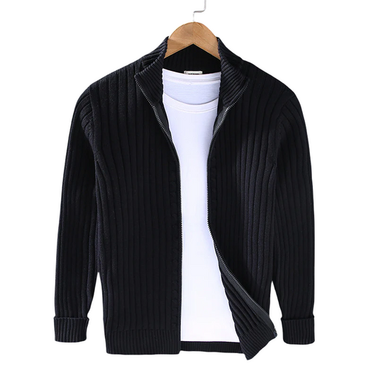 Premium Herren Strickjacke aus Baumwolle