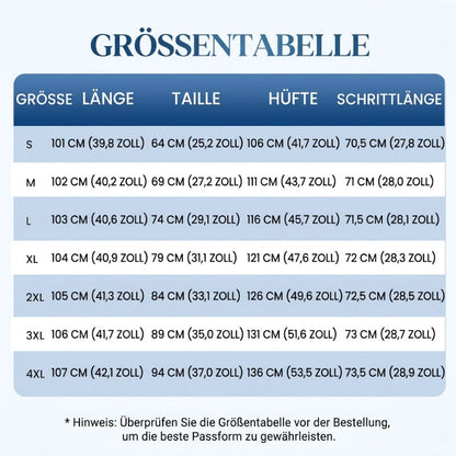 ☀️ Frühlings-Hot-Sale 50 % RABATT!! 🌿🌸 Bequeme blau gestreifte Hose mit Seitentaschen