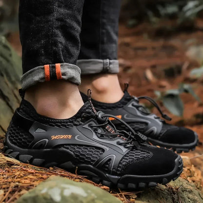 Herren Outdoor-Trekkingschuhe mit rutschfester Sohle und atmungsaktivem Mesh
