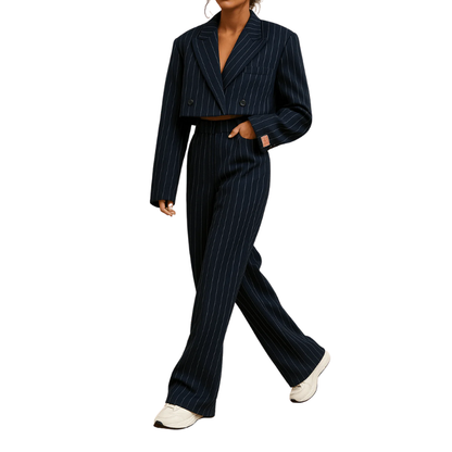 Damen Anzugset – Eleganter Zweiteiler mit Blazer & Hose für Büro & Event